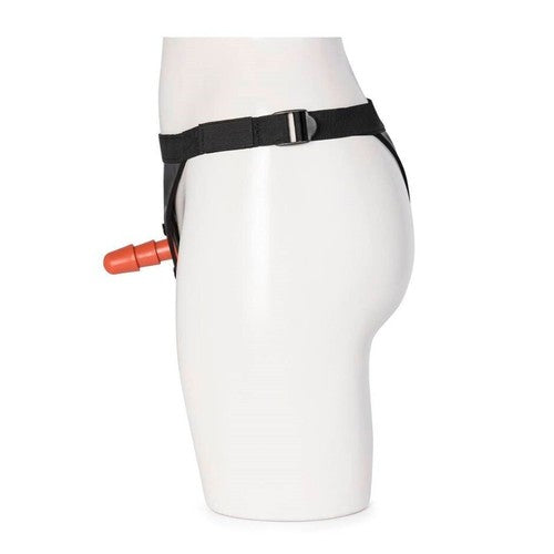 JUGUETES - VAC U LOCK LEATHER ULTRA HARNESS WITH PLUG