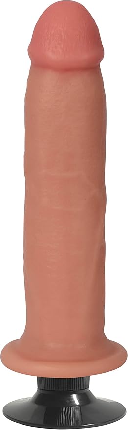 JUGUETES - JOCK BARESKIN 8" VIBRATING VANILLA