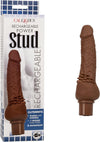 JUGUETES - STUD RECHARGEABLE POWER -BROWN CLITERRIFIC 12 FUNCTIONS