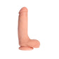 JUGUETES - HOME GROWN COCK CURVE VANILLA 8"