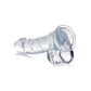 JUGUETES - JOCK C-THRU 8" DONG WITH BALSS CLEAR33