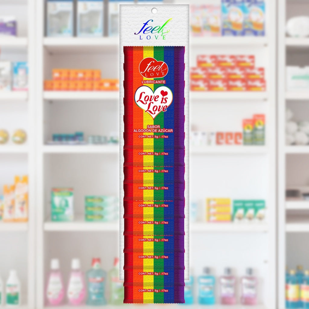 Sobre LOVE IS LOVE 5ml TIRA CON 10
