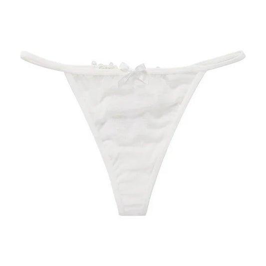 LENCERIA- TANGA BASICA BLANCO