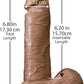 JUGUETES - THE REALISTIC COCK ULTRASKYN 6 INCH