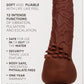 JUGUETES - STUD RECHARGEABLE POWER -BROWN CLITERRIFIC 12 FUNCTIONS